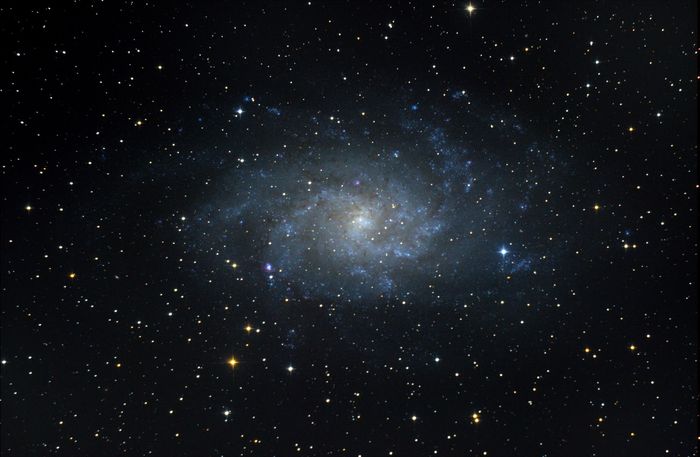 Спиральная галактика  Мессье 33  "Галактика Треугольника" . 31.08.2017. д.Заранково.   Фото: Павел Григорьев.